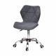 Кресло офисное Onder Mebli Torino CH-Office Бархат Серый B-1004