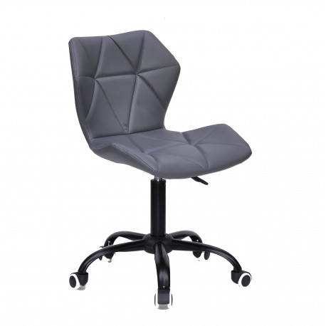 Кресло офисное Onder Mebli Torino BK-Office ЭкоКожа Серый 1001