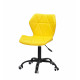 Кресло офисное Onder Mebli Torino BK-Office ЭкоКожа Желтый 1006
