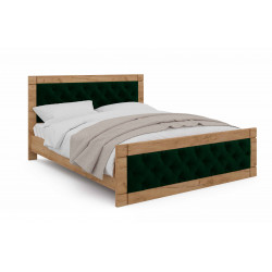 Ліжко двоспальна Viorina-Deko Natali 160х200 см Dark Green