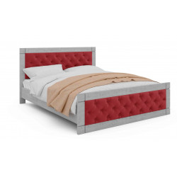 Ліжко двоспальна Viorina-Deko Natali 160х200 см Red
