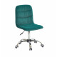 Кресло для оператора Onder Mebli Split CH-Office Бархат Зеленый B-1003