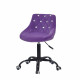 Кресло со стразами Onder Mebli Foro+SV BK-Office Бархат Пурпурный B-1013