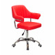 Кресло офисное Onder Mebli Jeff CH-Office Кожзам Красный
