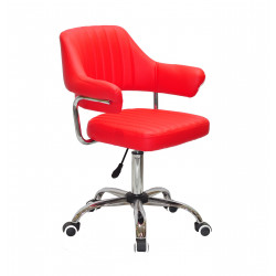 Кресло офисное Onder Mebli Jeff CH-Office Кожзам Красный