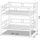 Кровать двухъярусная Дабл Металл-Дизайн