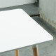 Стол обеденный прямоугольный МДФ Нури 120х80 белый Группа СДМ