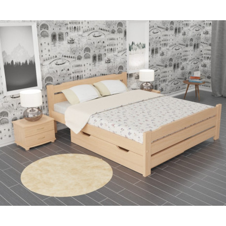 Кровать деревянная Никко-3 ТеМП