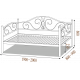Кровать-диван односпальная из металла Анжелика Металл-Дизайн