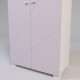 Шкаф двухдверный Х-02 розовый матовый Х-Скаут Санти Мебель