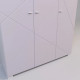 Шкаф трехдверный Х-27 розовый матовый Х-Скаут Санти Мебель