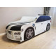 Кровать-машинка+матрас Viorina-Deko Premium Р002 BMW Белый