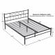 Кровать Сабрина лайт двухспальная Loft design