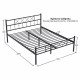 Ліжко Сабріна двоспальне Loft design