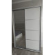 Шкаф-купе ДСП+Зеркало из 4-х частей Стандарт 210/240х60х150 Комфорт-мебель