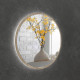 Зеркало круглое на основе ЛДСП с подсветкой Art-com ZL2 Дуб сонома