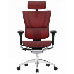 Кресло MIRUS-IOO 2 (IOOE2-AB-HAM-5D-L, СЕТКА Т-168-B2 SCARLET) Comfort