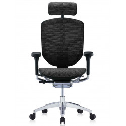 Кресло ENJOY ELITE 2  (EJE2-AB-HAM-5D-L, СЕТКА T-168-B2 BLACK) Comfort