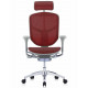 Кресло ENJOY ELITE 2  (EJE2-AG-HAM-5D-L, СЕТКА T-168-B2 SCARLET) Comfort