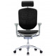 Кресло ENJOY ELITE 2  (EJE2-AG-HAM-5D-L, СЕТКА T-168-B2 BLACK) Comfort