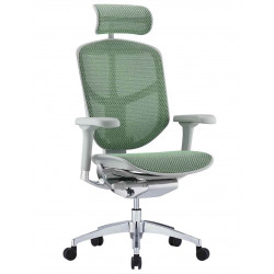 Кресло ENJOY ELITE 2  (EJE2-AG-HAM-5D-L, СЕТКА T-168-B2 GREEN) Comfort
