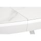 Стіл керамічний розкладний TML-875 білий мармур Vetro Mebel
