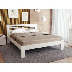 Кровать двуспальная белая Шопен Arbor Drev