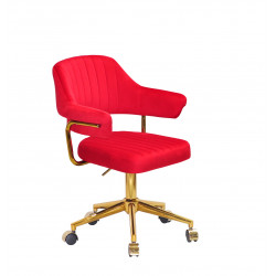 Кресло офисное Onder Mebli Jeff GD-Modern Office Бархат Красный В-1016