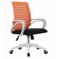 Кресло Polo PL Intarsio Оранжевый/черный/белый