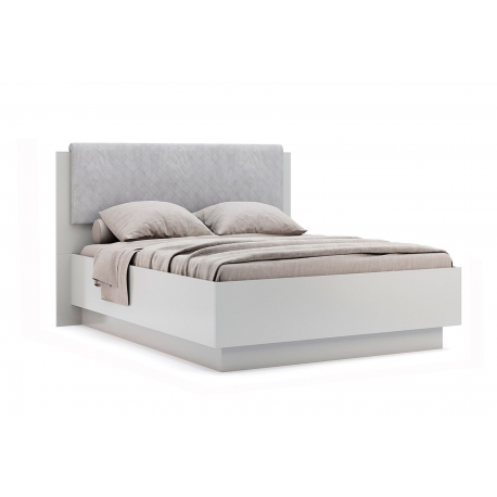 Ліжко з підйомним механізмом Megy 160х200 глянець сірий шиншила Miromark