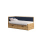 Кровать с ящиками Brooklyn Viorina-Deko Navy/Тахо