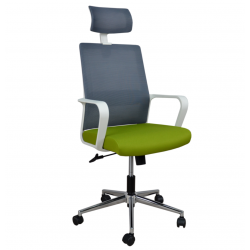 Кресло Wind CH Серый/зеленый/белый Intarsio 