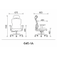 Крісло GO-SIT 645-1A Black KreslaLux