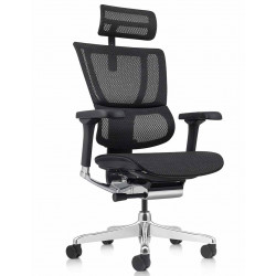 Кресло с тканевым сидением MIRUS-IOO 2 (IOOE2-AB-HAM-5D-L, СЕТКА Т-168-B2 BLACK) Comfort