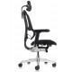 Кресло с тканевым сидением MIRUS-IOO 2 (IOOE2-AB-HAM-5D-L, СЕТКА Т-168-B2 BLACK) Comfort