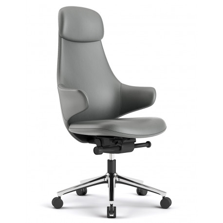 Кресло для руководителя Akira Dark Grey KreslaLux