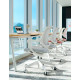 Крісло NIRO-D02 White KreslaLux