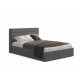 Кровать с мягким изголовьем и подъемным механизмом Viorina-Deko Street Dark Grey