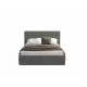 Кровать с мягким изголовьем и подъемным механизмом Viorina-Deko Street Dark Grey