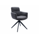Стілець поворотний Vetro Mebel R-185 Антрацит/чорний