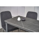 Стіл Vetro Mebel TM-110 Петра грей/сірий