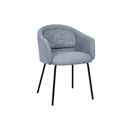 Стул Vetro Mebel M-242 Туманный серый/черный