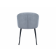 Стул Vetro Mebel M-242 Туманный серый/черный