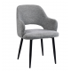 Стул Vetro Mebel M-234 Холодный серый/черный