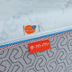 Топпер тонкий матрац скручування з кокосом і латексом Flex 2в1 Kokos (жаккард) sleep & Fly Mini