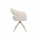Стілець Поворотний Vetro Mebel R-180 Молочна Хмара/Капучино