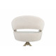 Стул Поворотный Vetro Mebel R-180 Молочное Облако/Капучино