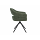 Стул Поворотный Vetro Mebel R-180 Зеленый Мох/Черный