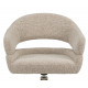 Стул Поворотный Vetro Mebel R-180 Бежевый Лён/Капучино