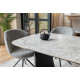 Керамічний Розкладний Стіл Vetro Mebel Нардо TML-1270 Клауді Грей/Чорний